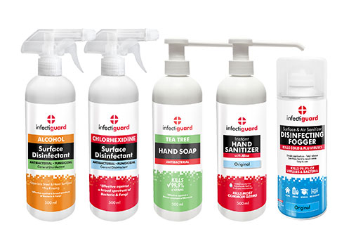 infectiguard Sanitising Disinfectant Products
